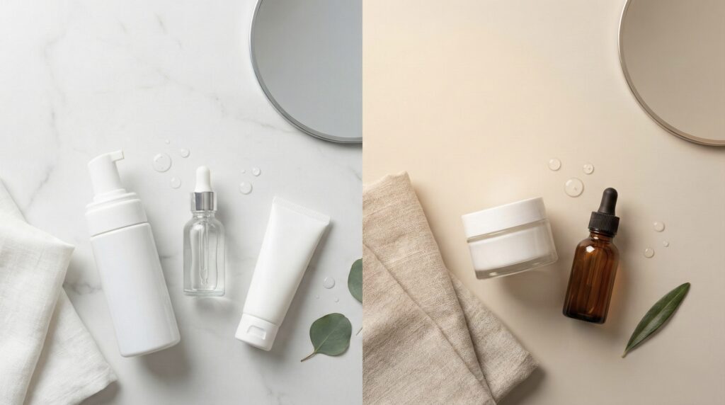 Rotina de skincare simples: manhã e noite em 5 passos (sem complicar)