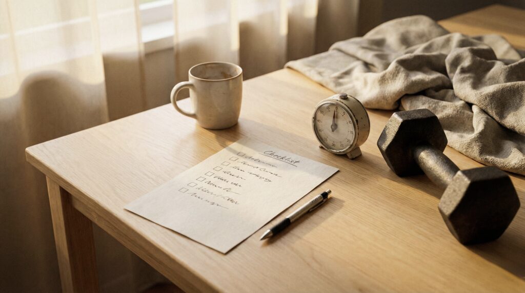 Como criar consistência: o “plano mínimo” de treino para dias difíceis